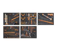 SET 268 UTENSILI UNIVERSALI IN VASSOI x ARREDO C45PRO - BETA TOOLS- BW 5945/2023