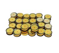 Set 26PCS Segnacavi in Tubo, Marcatori PVC con Lettere e Numeri, 2.5m² - Materiale PVC Resistente, Design Antiscivolo, Ideale per Cablaggi Elettrici e Reti (2,5 m²)