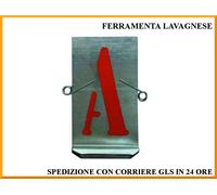 Set 27 stampini in lamiera lettere per scritte con vernice a spruzzo