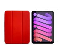Set 2in1 per Apple iPad Mini 6 2021 8,3 pollici con Smart Tablet Case + Cover protettiva in vetro temperato