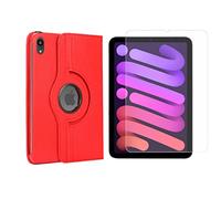 Set 2in1 per Apple iPad Mini 6 2021 8,3 Pollici con Smart Tablet Case + Cover Protettiva in Vetro temperato