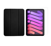 Set 2in1 per Apple iPad Mini 6 2021 8,3 pollici con Smart Tablet Case + Cover protettiva in vetro temperato