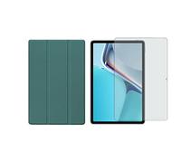 Set 2in1 per Huawei MatePad 11 2021 da 11 pollici con custodia per tablet intelligente + copertura protettiva in vetro temperato