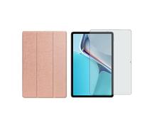 Set 2in1 per Huawei MatePad 11 2021 da 11 pollici con custodia per tablet intelligente + copertura protettiva in vetro temperato