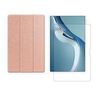 Set 2in1 per Huawei MatePad Pro 2021 12,6 pollici con Smart Tablet Case + Cover protettiva in vetro temperato