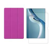 Set 2in1 per Huawei MatePad PRO 2021 12,6 Pollici con Smart Tablet Case + Cover Protettiva in Vetro temperato