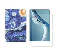 Set 2in1 per Huawei MatePad Pro 2021 12,6 pollici con Smart Tablet Case + Cover protettiva in vetro temperato