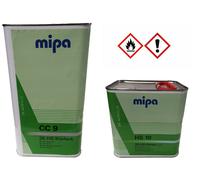Set 2K Trasparente Mipa CC9 5 L + HS10 2,5 L Vernice Multistrato Lucida