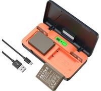 Set 2pz Batteria NP-W126S/W126 1680mAh Fotocamera fujifilm X100F caricabatterie