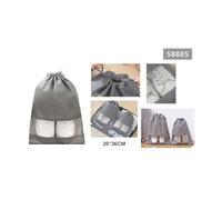 SET 2PZ BORSA SACCHI SACCA PORTA SCARPE PORTASCARPE VIAGGIO SPORT 26X36CM 58085