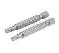 SET 2PZ INSERTI S2 PROLUNGATI ESAGONALI H4X50MM TOLSEN