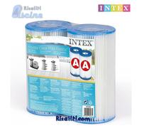 SET 2X 29000 CARTUCCIA FILTRO MEDIA A PER POMPA FILTRO A CARTUCCIA 20x10,5 CM