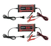 SET 2X Absaar Caricabatterie Di Mantenimento 6V 12V LED Auto Moto