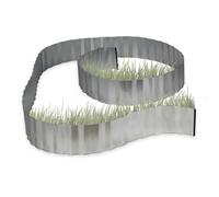 Set 2x bordure zincate per aiuole Sponda anti-erbacce Steccato flessibile