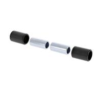 SET= 2x Bussole in poliammide nere + 2x Tubo interno - KR50, Serie Uccello