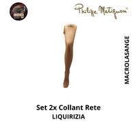 Set 2x Collant Rete Maglia/Aperta,Opaco Colori/4 MACROLASANGE Philippe Matignon