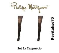 Set 2x Collant Semi Velato 70den, Vari Colori, REVITALISE70 Philippe Matignon