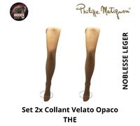 Set 2x Collant Velato Opaco, vari Colori, NOBLESSE LEGER Philippe Matignon