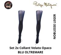 Set 2x Collant Velato Opaco, vari Colori, NOBLESSE LEGER Philippe Matignon