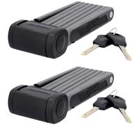 Set 2x Fischer Lucchetto Pieghevole XL 110cm Supporto Bicicletta Lungo 1-2