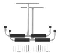 Set 2x Ganci Parete Garage a Forma di T - Gancio Muro Appendi Bici Sci Soffitto