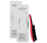 SET: 2x Shampoo Rinforzante DAILY FORCE, Ideale Per Uso Frequente. Per Capelli Normali e Delicati 200ml + Spazzola Per Capelli, Con Impugnatura Ergonomica