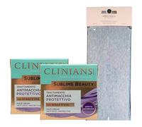 SET: 2x Trattamento ANTIMACCHIA PROTETTIVO Con Acqua D'Uva. Studiato Per Pelli Mature, Che Aiuta Ad Attenuare La Visibilità Delle Macchie Cutanee 50ml + Fascia Per Capelli (Colori Assortiti)