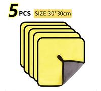 Set 3/5/10 pz Panni Microfibra Auto 30x30/30x60 cm Lavaggio Asciuga Casa