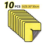 Set 3/5/10 pz Panni Microfibra Auto 30x30/30x60 cm Lavaggio Asciuga Casa
