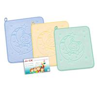 SET 3 ASCIUGAMANI ASILO bambino JACK © cm. 40x55 puro cotone MASCHIO