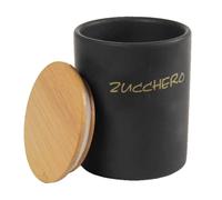 SET 3 Barattoli CERAMICA SALE ZUCCHERO CAFFè CUCINA Contenitore ERMETICO 13cm