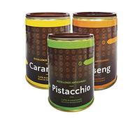 Set 3 Barattolini Caffè Aromatizzato - Caramello - Ginseng - Pistacchio