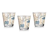 Set 3 Bicchieri da Tavola Acqua Vino in Vetro North Coast 250 CC