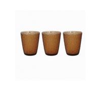 Set 3 bicchieri davor ambra 280cc