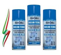 SET 3 BOMBOLETTE DI VASELINA TECNICA SPRAY 400ml LUBRIFICANTE FINE INCOLORE INODORE " MADE IN ITALY "