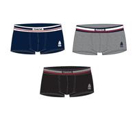 Set 3 Boxer Uomo Primintimo, Taglie Forti Maxi conformata in Cotone BIELASTICO, Tinta Unita, 3XL, 4XL e 5XL. (IT, Testo, 3XL, Regular, Regular, Assortito 1 Nero Blu Grigio)