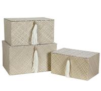 SET 3 CAJAS FIBRAS NATURALES