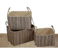 SET 3 CAJAS FIBRAS NATURALES
