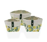 SET 3 CESTAS CUADRADAS LEMONS