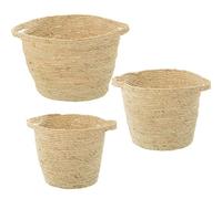 SET 3 CESTOS HOJAS DE MAIZ NATURAL_°38X30CM °33X28CM °28X26CM