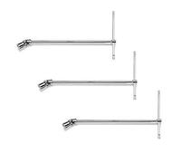 SET 3 CHIAVI A "T" SNODATE ESAGONALI 45 cm MISURE 8-10-13 mm