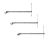 SET 3 CHIAVI A "T" SNODATE ESAGONALI 45 cm MISURE 8-10-13 mm