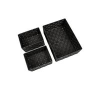 Set 3 Contenitori Adria Organizer Universali Nero
