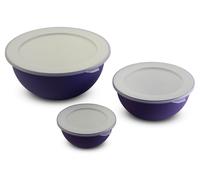 Set 3 Contenitori con Coperchio, per Alimenti, Omada Design Linea Sanaliving