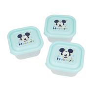 Set 3 contenitori per alimenti Disney Baby Mickey Mouse