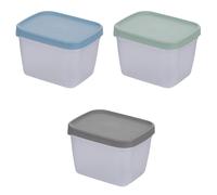 Galileo Set 3 contenitori 1200 ml con coperchio in pp 15x12x10,5 cm