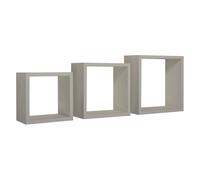 SET 3 CUBI MENSOLE PARETE TALPA SCAFFALE SALOTTO SOGGIORNO CAMERA INCUBO