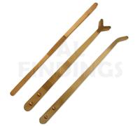 Set 3 Curvo Rame Pinzette Decapaggio & Acidi Soluzioni 21.6cm Piegato End