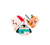 Set 3 Decorazioni Natalizie Mr. Wonderful - Babbo Natale, Pinguino e Renna