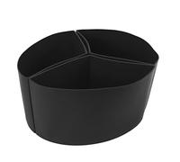 Set 3 Divisori in Silicone per Slow Cooker, Rivestimento Anti - perdite Riutilizzabile, Adatto a Pentola da 6 Quarti, Nero - Resistente al Calore, Facile da Pulire, Ideale per (Nera)